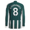 Levné Manchester United B. Fernandes 8 Venkovní Fotbalové dresy 2023-24 Dlouhý Rukáv